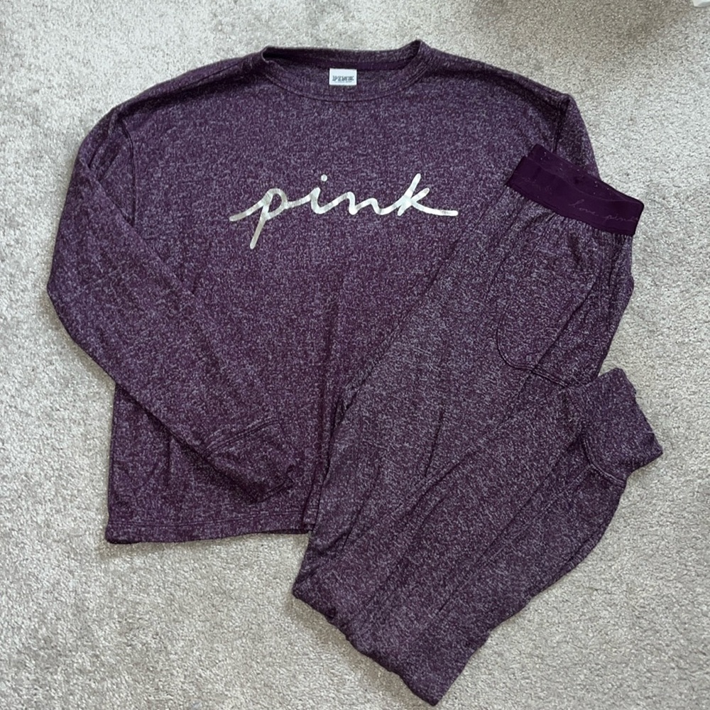 victoria secret pink pajama set